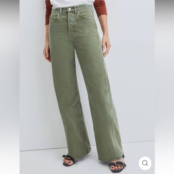 Veronica Beard Taylor High Rise Wide Leg Jean - Picture 3 of 5